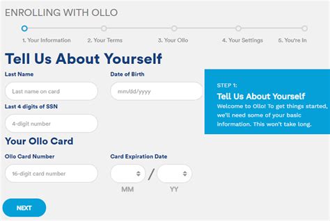 ollo card customer service